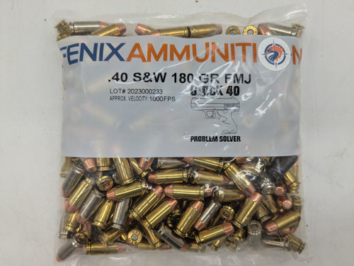 .40 S&W 180gr FMJ (250 ct.)